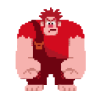 Wreck-It Ralph pixel art